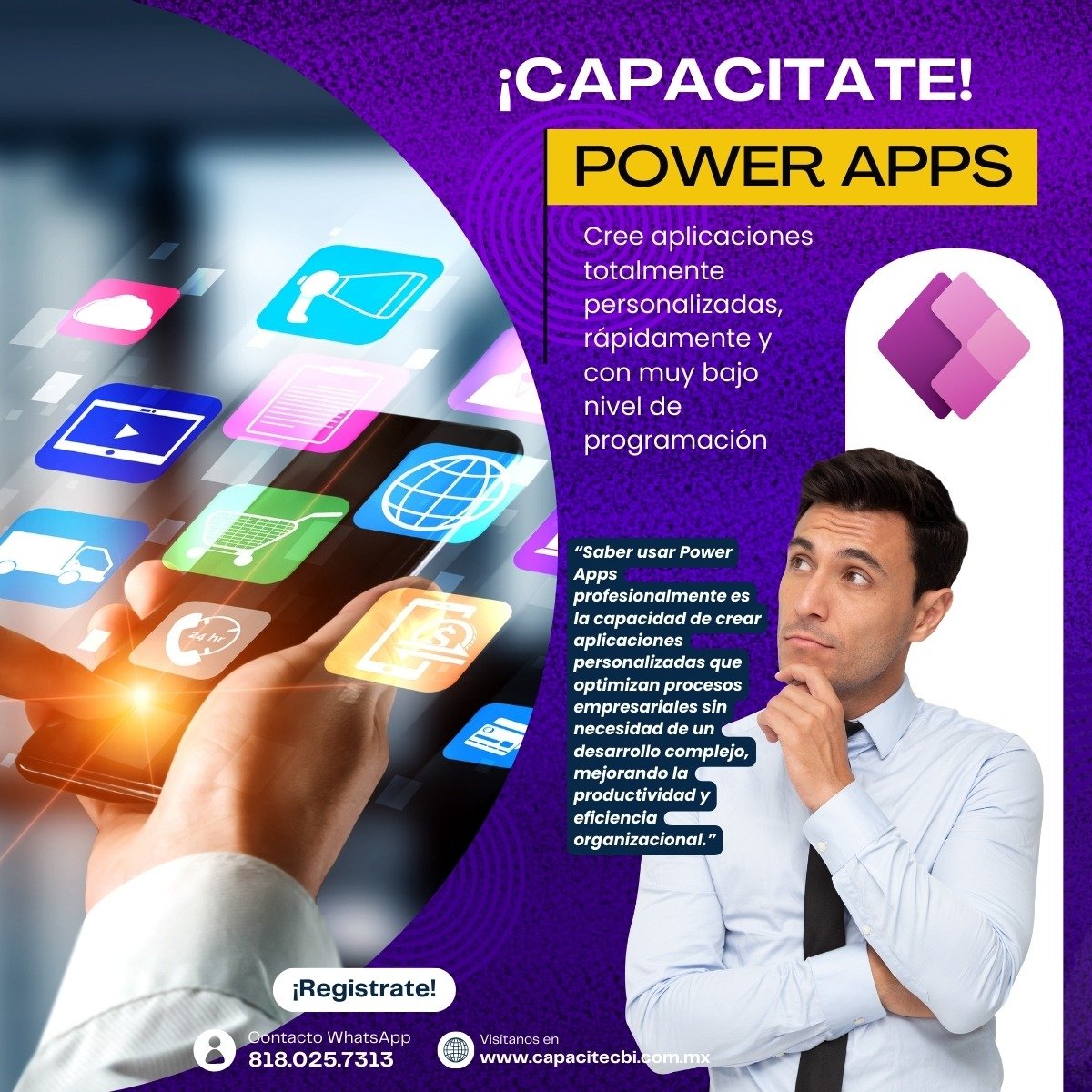 Estudiantes en curso de marketing digital